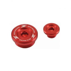 TAPONES DE MOTOR ZETA KAWASAKI KX 250 F 11-19 KX 450 F 09-18 ROJO