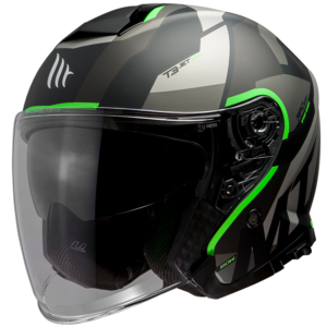 CASCO MT THUNDER 3 SV JET BOW A6 MATT FLUOR GREEN