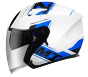 CASCO MT AVENUE SV SIDEWAYS AZUL PERLA BRILLO