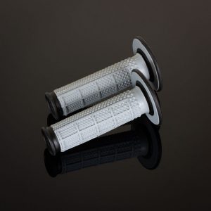 PUÑOS RENTHAL G154 DOBLE COMPUESTO TAPERED GRIS/NEGRO