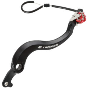 PEDAL FRENO ALUMINIO ZETA ROJO HONDA/KAWASAKI/SUZUKI (ELEGIR MODELO)