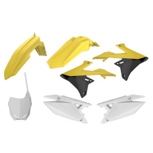 KIT PLASTICOS POLISPORT SUZUKI RMZ 450 AMARILLO