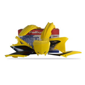 KIT PLASTICOS POLISPORT SUZUKI RMZ 250 AMARILLO