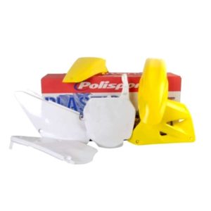 KIT PLASTICOS POLISPORT SUZUKI RM 85 AMARILLO