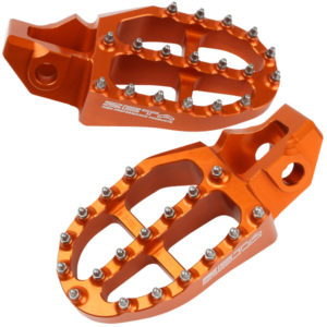 ESTRIBERAS ALUMINIO ZETA NARANJA