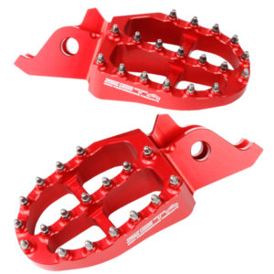 ESTRIBERAS ALUMINIO ZETA ROJO