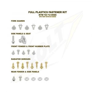 KIT SUJECIÓN PLÁSTICOS KTM SX85 (03-12)