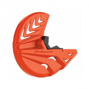 PROTECTOR DISCO POLISPORT + PUNTERAS DE HORQUILLAS KTM SX/SX-F 07-14 EXC/EXC-F 08-15