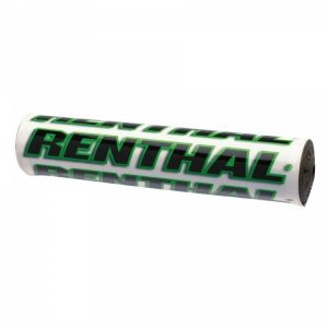 PROTECTOR MANILLAR RENTHAL SX 240mm P267 BLANCO/VERDE