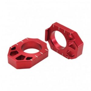 TENSOR CADENA ALUMINIO ZETA HONDA ROJO