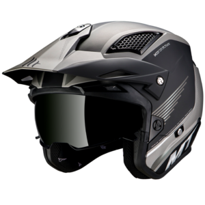 CASCO MT HELMETS DISTRICT POST GRIS MATE