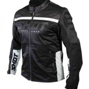 CHAQUETA SHOT SOFTSHELL LITE NEGRO/BLANCO