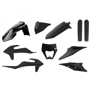 KIT PLASTICOS POLISPORT KTM EXC/EXC-F 19-21 NEGRO