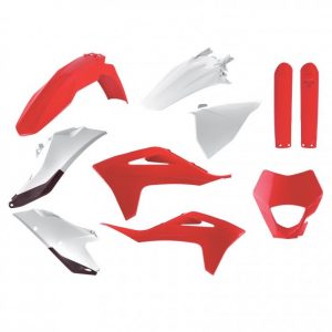 KIT PLASTICOS POLISPORT GASGAS EC 2021 ROJO/BLANCO