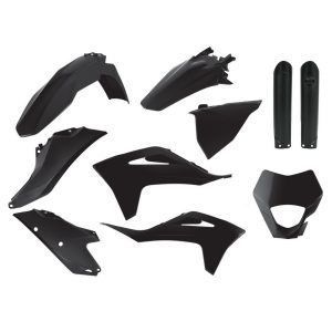 KIT PLASTICOS POLISPORT GASGAS EC 2021 NEGRO