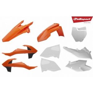 KIT PLASTICOS POLISPORT KTM SX/SX-F 16-18 COLOR ORIGINAL (2017)