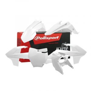 KIT PLASTICOS POLISPORT KTM SX 65 16-21 BLANCO