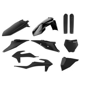 KIT PLASTICOS POLISPORT KTM SX/SX-F 19-21 NEGRO