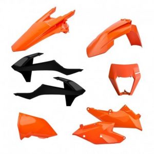 KIT PLASTICOS POLISPORT KTM EXC/EXC-F 17-19 COLOR ORIGINAL (17-19)