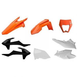 KIT PLASTICOS POLISPORT KTM EXC/EXC-F 17-19 COLOR ORIGINAL
