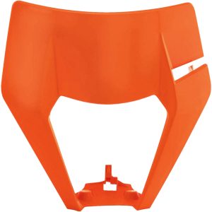 PLACA FRONTAL PORTA NUMEROS POLISPORT KTM (ELEGIR MODELO Y COLOR)