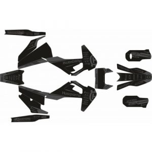 KIT ADHESIVOS HUSQVARNA TE/FE 20-21 NEGRO GRIS OSCURO