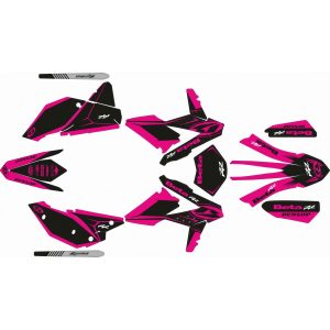 KIT ADHESIVOS BETA RR 14-17 NEGRO FUSIA