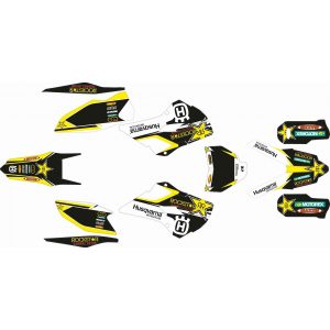 KIT ADHESIVOS HUSQVARNA TC/FC 14-15 ROCKSTARS-NEGRO