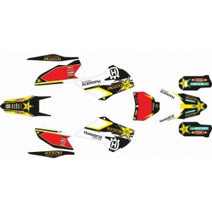 KIT ADHESIVOS HUSQVARNA TC/FC 14-15 ROCKSTARS ROJO