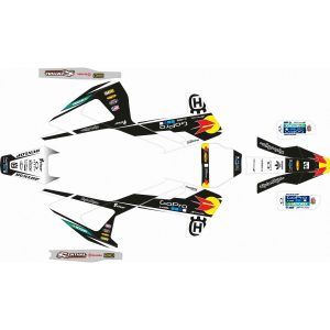 KIT ADHESIVOS HUSQVARNA TC/FC 16-18 GOPRO
