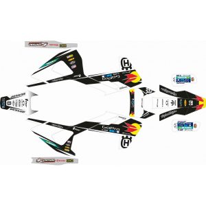 KIT ADHESIVOS HUSQVARNA TE/FE 17-19 GOPRO