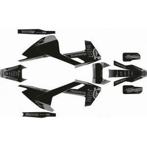 KIT ADHESIVOS HUSQVARNA TE/FE 17-19 NEGRO GRIS