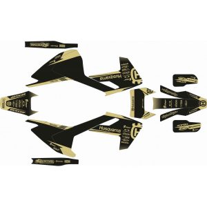 KIT ADHESIVOS HUSQVARNA TE/FE 17-19 NEGRO MARRON