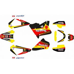 KIT ADHESIVOS SUZUKI RM 85 02-21 MAKITA ROCKSTARS