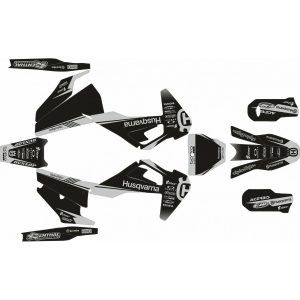 KIT Adhesivos HUSQVARNA FC/TC 19-20 NEGRO GRIS 30%