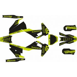 KIT Adhesivos HUSQVARNA FC/TC 19-20 NEGRO LIMA