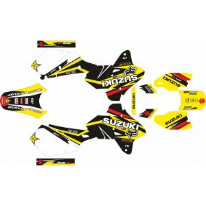 KIT-Adhesivos-SUZUKI-DRZ-400-E 2000-2020 NEGRO
