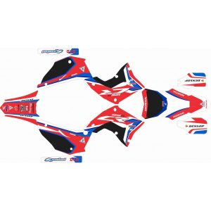 Kit Adhesivos CR125 01-08 Restyling-Polisport-Roczen