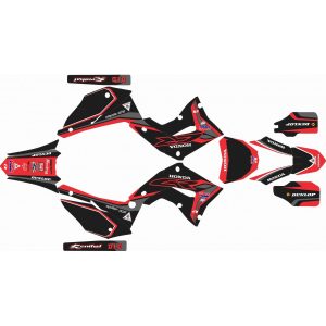 Kit Adhesivos CR125/250 02-08 Restyling-Polisport-EDITION-NEGRO