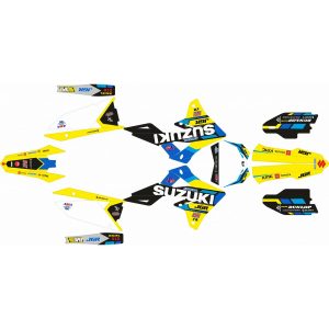 Kit Adhesivos RMZ 250 2020 RMZ 450 18-20 Blanco