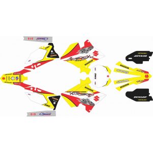 KIT ADHESIVOS RM250-Restyled-Polisport-Replica-SUZUKI-TROY-McGRATH