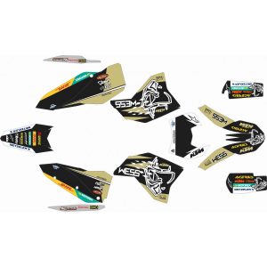 KIT ADHESIVOS KTM EXC 08-11 WESS ARENA