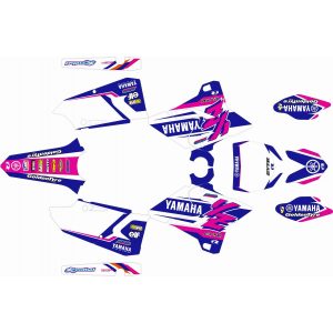 Adhesivos YZ 125/250 15-20 Restyling Polisport 02-14"RETRO FUSIA"