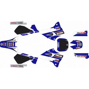 KIT ADHESIVOS YAMAHA YZ 125 96-01 FACTORY