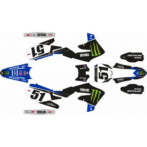 KIT ADHESIVOS YAMAHA YZF 250 19-20 YZF 450 18-20 BARCIA