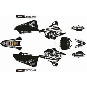 KIT ADHESIVOS YZ 125/250 Restyling Polisport 02-14 "FACTORY BLANCO"