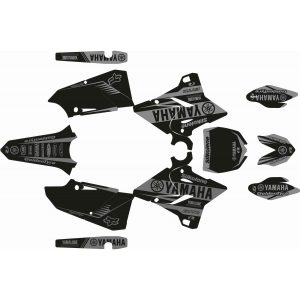 KIT ADHESIVOS YZ 125/250 Restyling Polisport 02-14 "FACTORY GRIS"