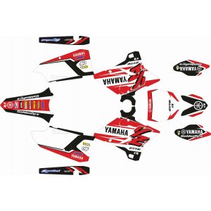 KIT ADHESIVOS YZ 125/250 Restyling Polisport 02-14"RETRO ROJO"