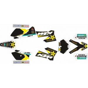 KT DE ADHESIVOS KTM SX 85 06-12 ROCKSTAR NEGRO/NEGRO