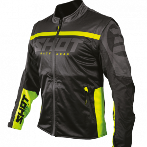 CHAQUETA SHOT SOFTSHELL LITE NEGRO/AMARILLO NEON
